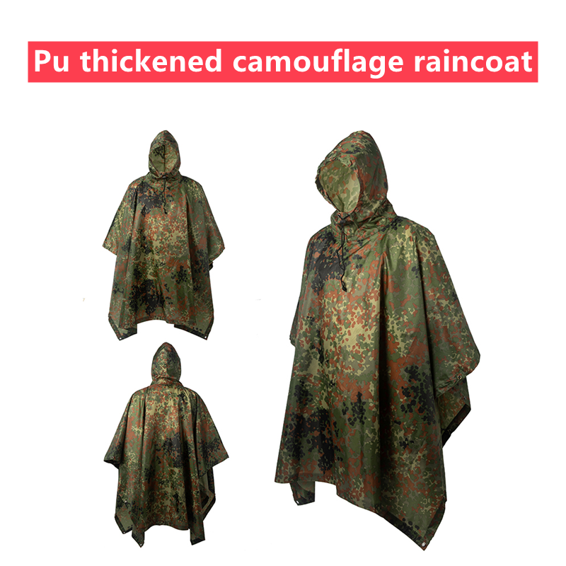 Rain Cover Backpack - Lmpermeable Raincoats Women/Men Jungle Rain Poncho