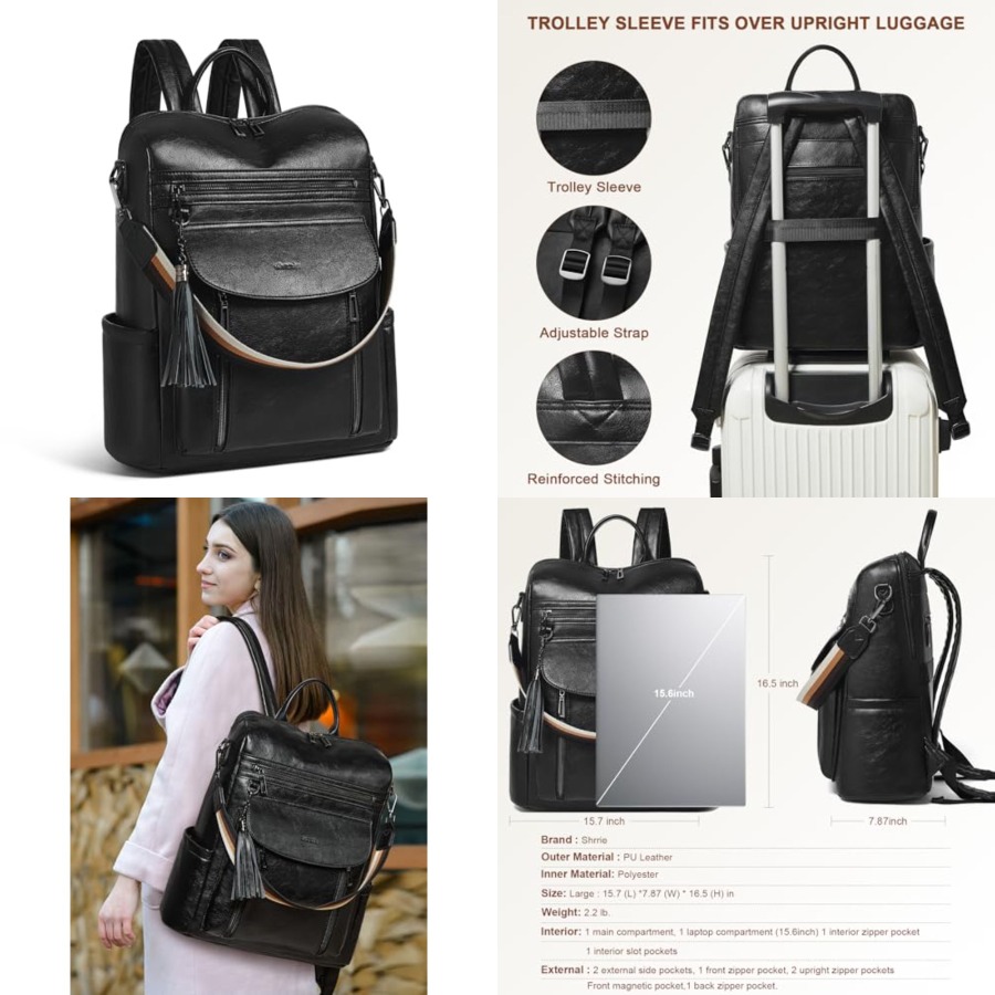 Laptop Backpack 15.6 - Laptop Backpack for Women 15.6 inch,