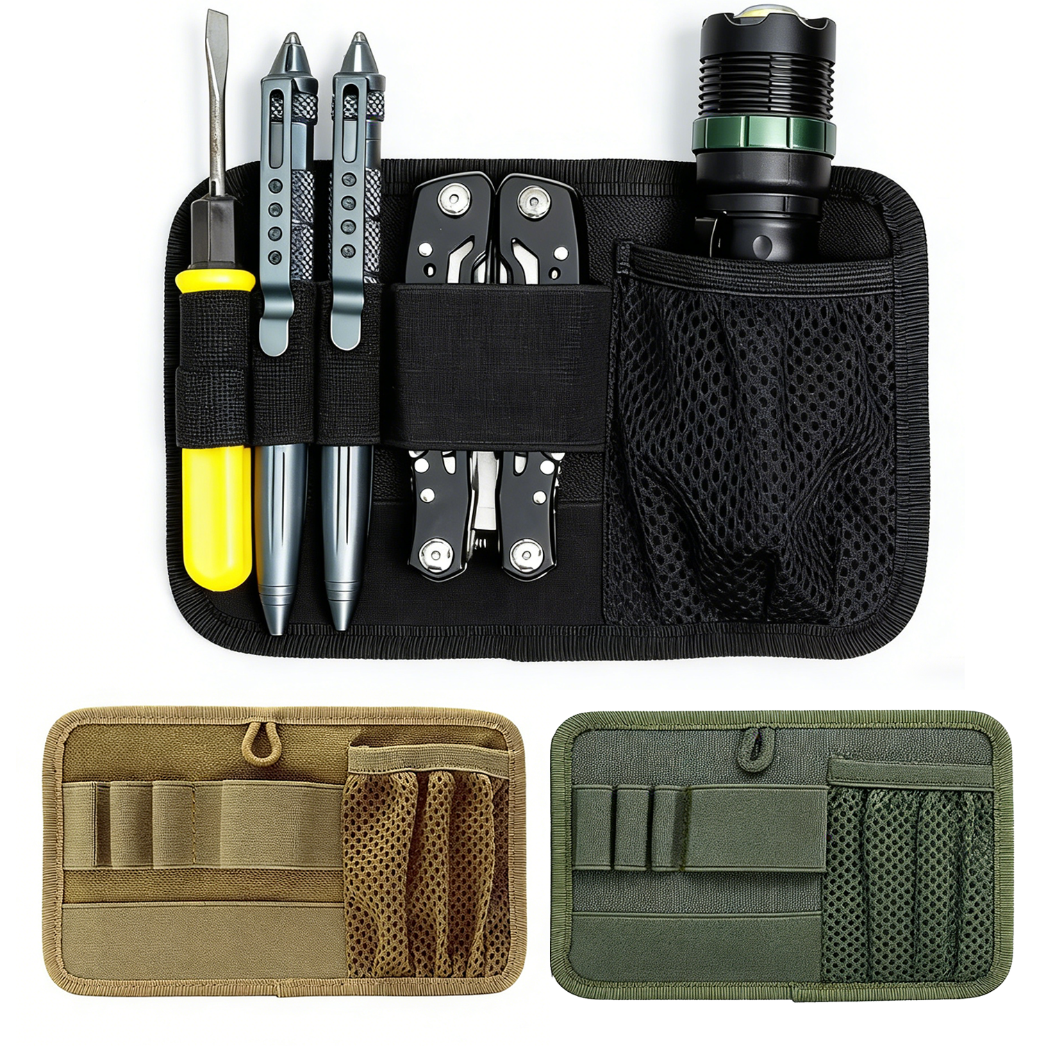 Backpack Insert Organizer - Modular Hook Loop Panel EDC Organizer