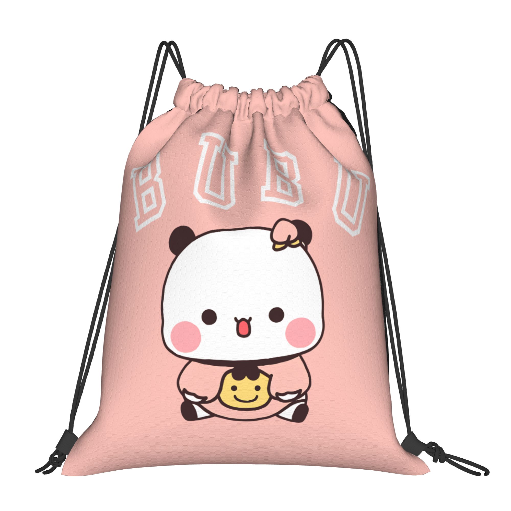 Drawstring Gym Bag - Bubu Dudu Cute Bear Drawstring Backpack