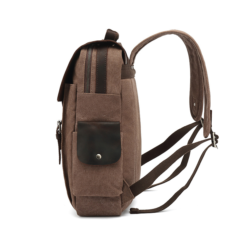 New Fashion Backpack Leather C - Rucksack Military Style recension och pris