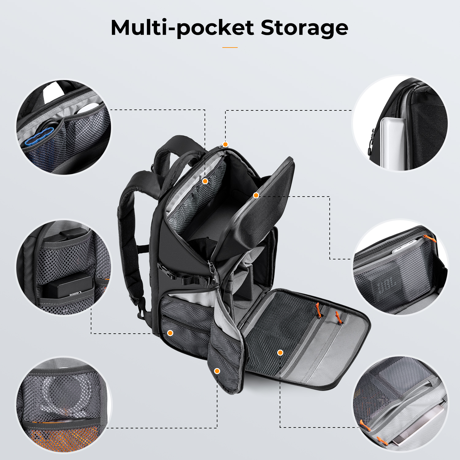 K&F CONCEPT 20L Camera Backpac - Laptop Backpack 15.6 recension och pris