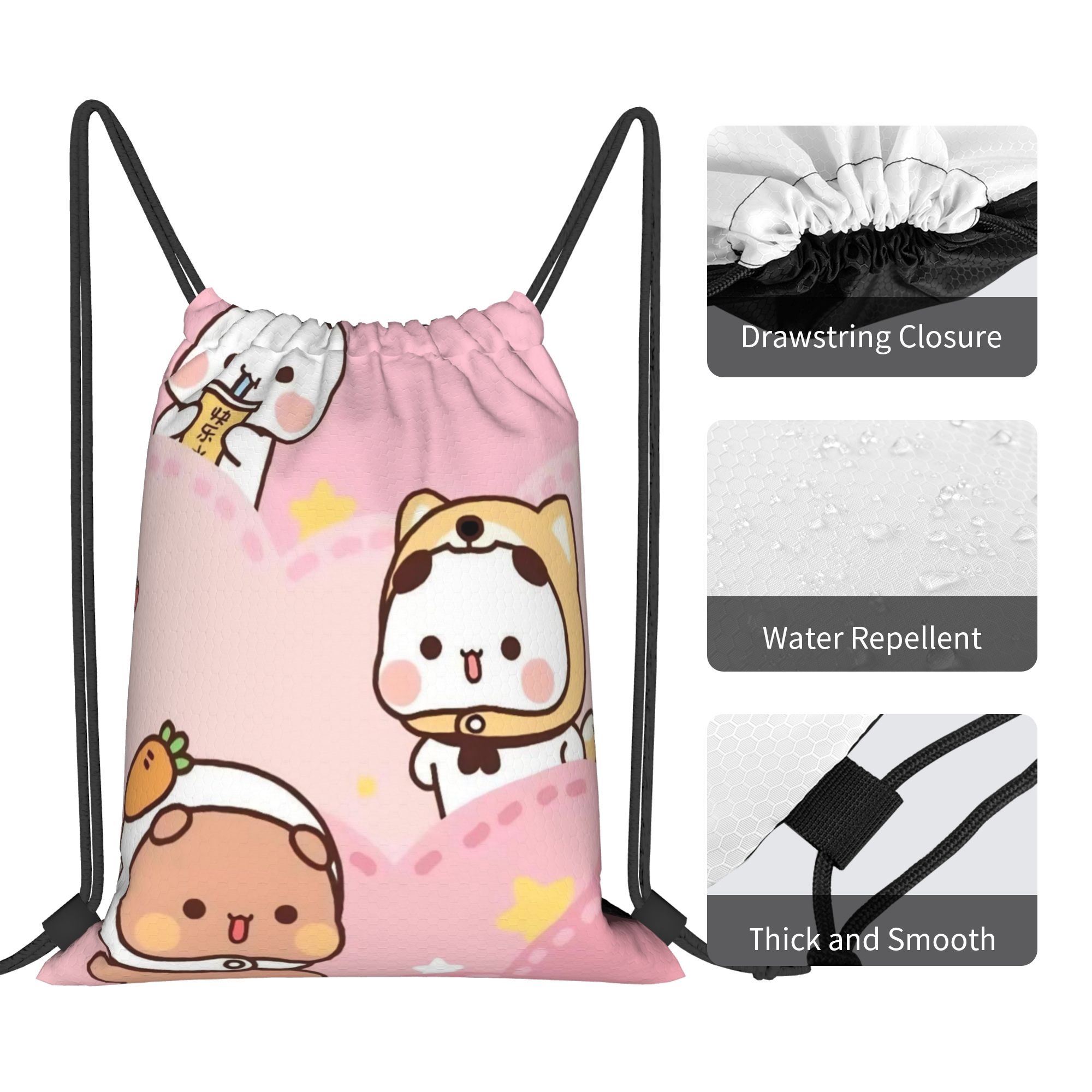 Cartoon Panda Bubu Dudu Drawst - Drawstring Gym Bag recension och pris