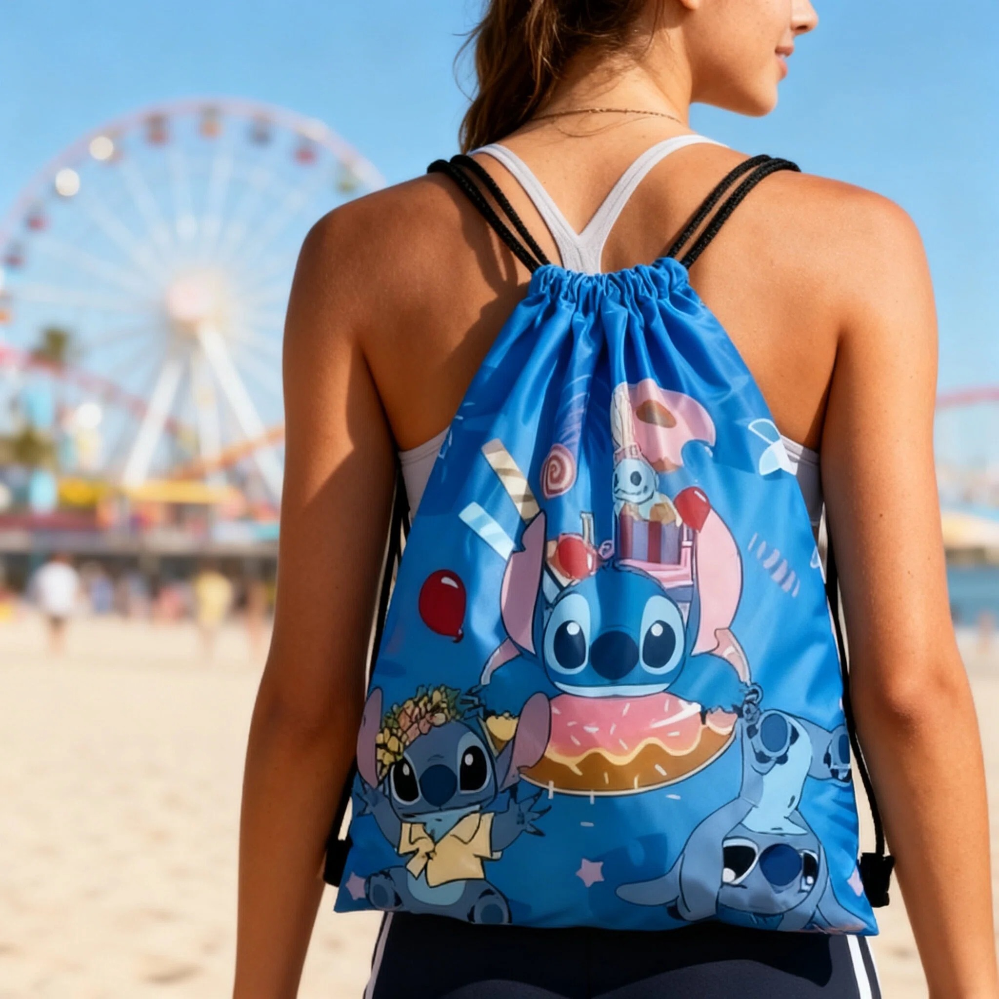 Disney Stitch Storage Bags Set - Drawstring Gym Bag recension och pris