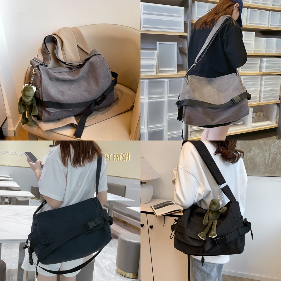 【New Arrival】Black Canvas Cros - Canvas Backpack Casual recension och pris