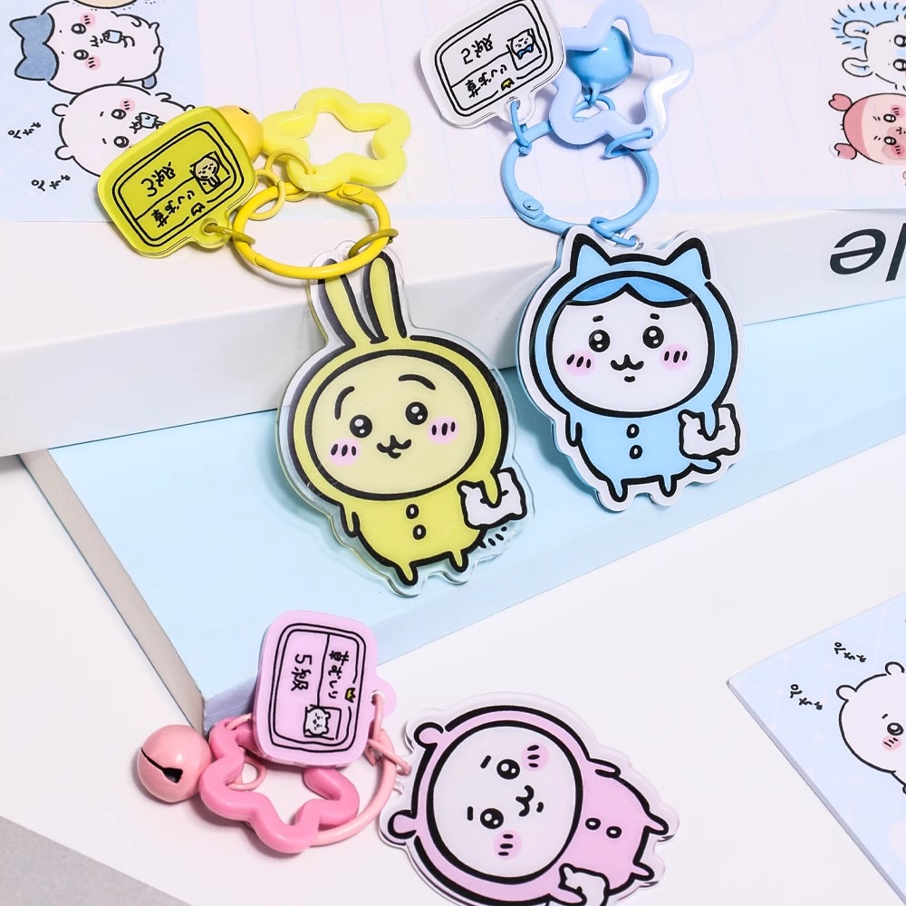 Kawaii Anime Chiikawa Keychain - Mini Backpack Purse recension och pris