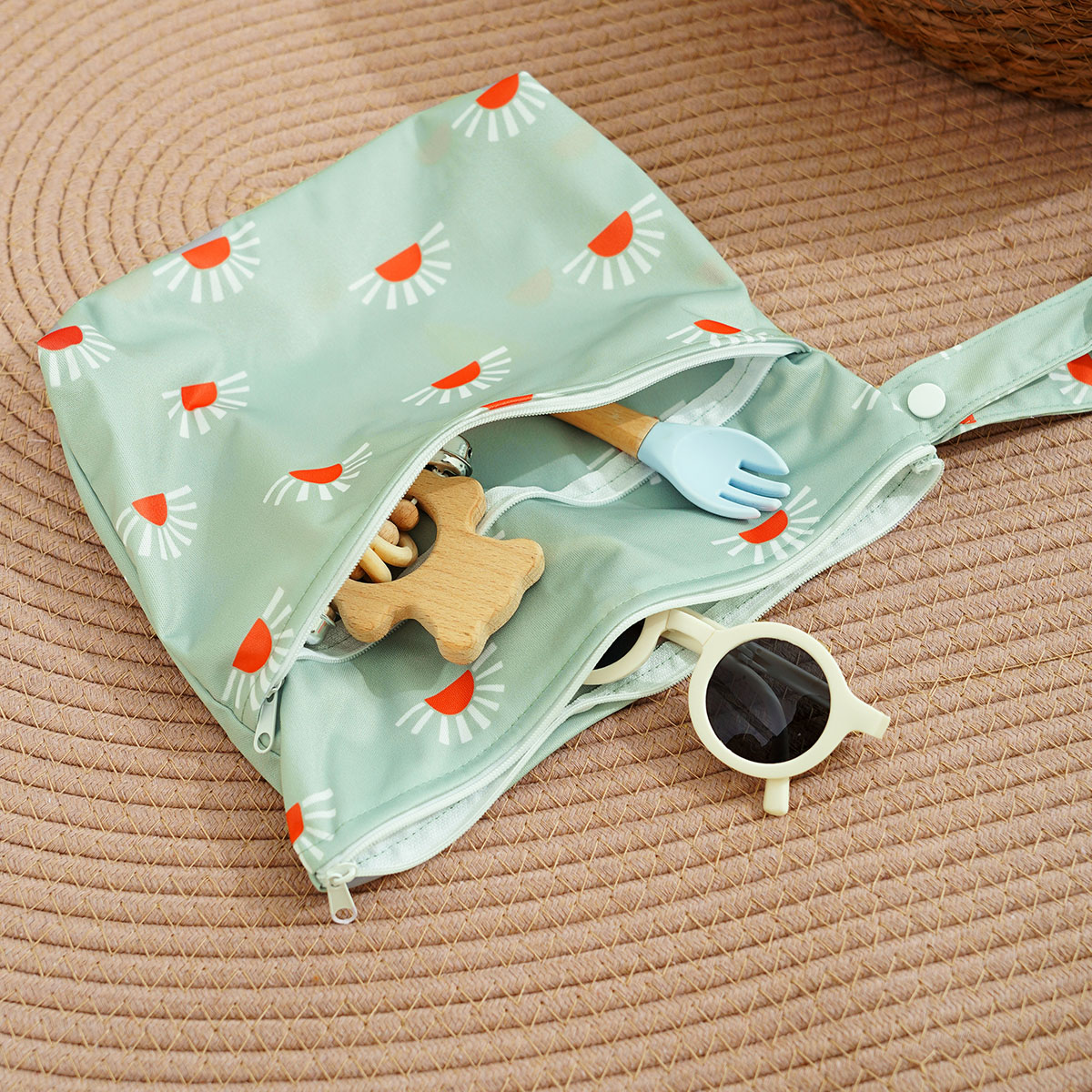 Elinfant 1PC Portable Wet Dry  - Backpack Diaper Bag recension och pris
