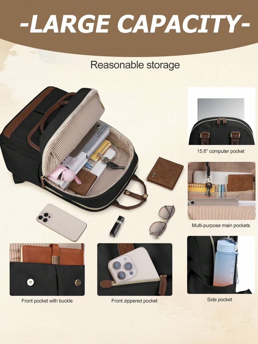 Men's Backpack For 15.6 Inch L - Laptop Backpack 15.6 recension och pris