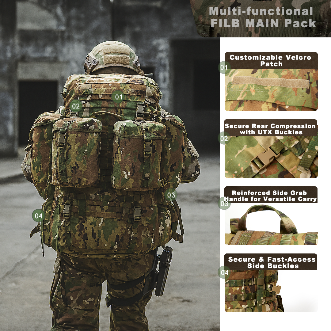 USMC FILBE Main Pack – OCP Cam - Rucksack Military Style recension och pris