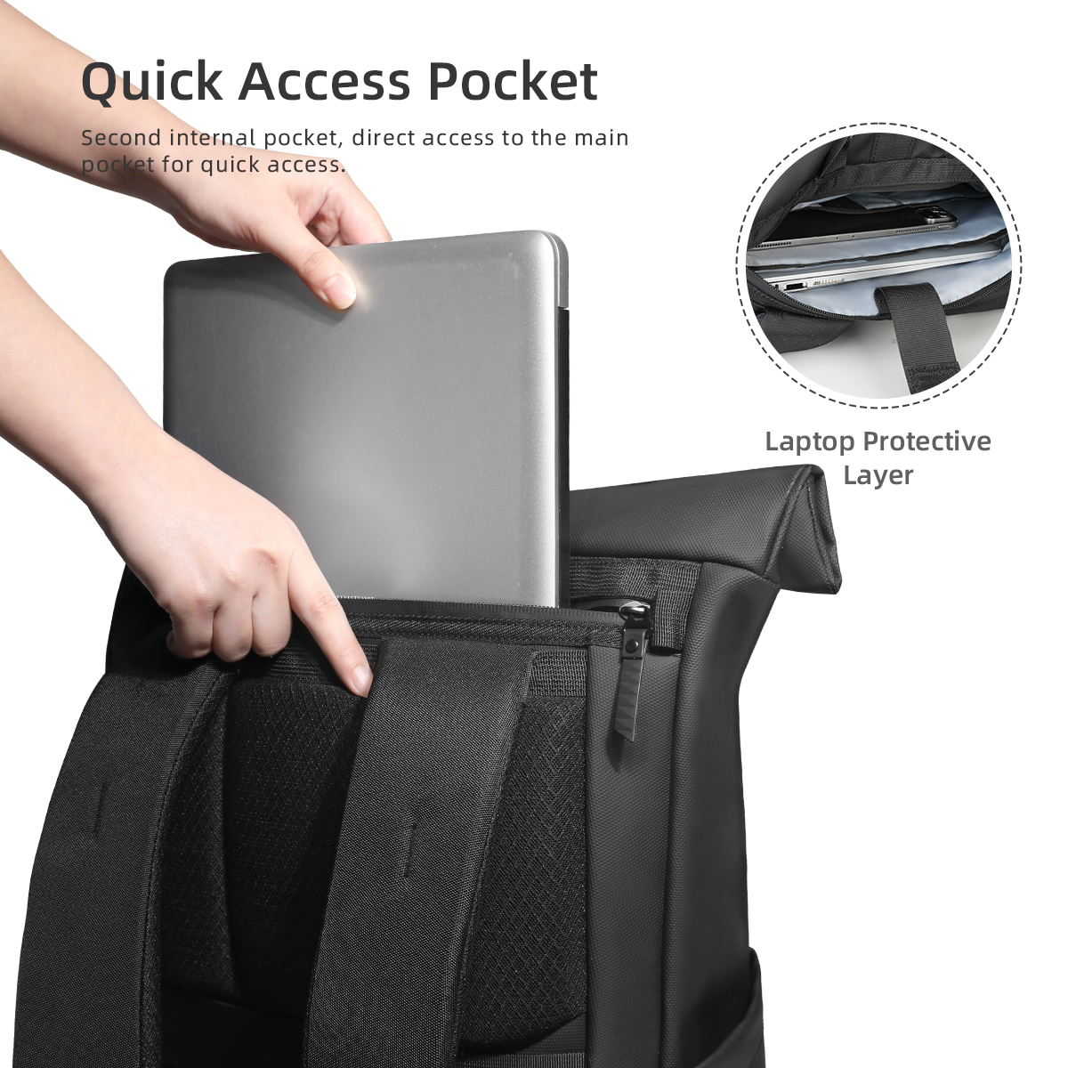 HK Multifunctional Travel Back - Laptop Backpack 15.6 recension och pris