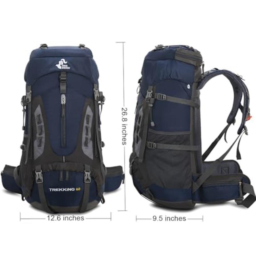 60L Hiking Camping Backpack wi - Hiking Backpack Waterproof recension och pris