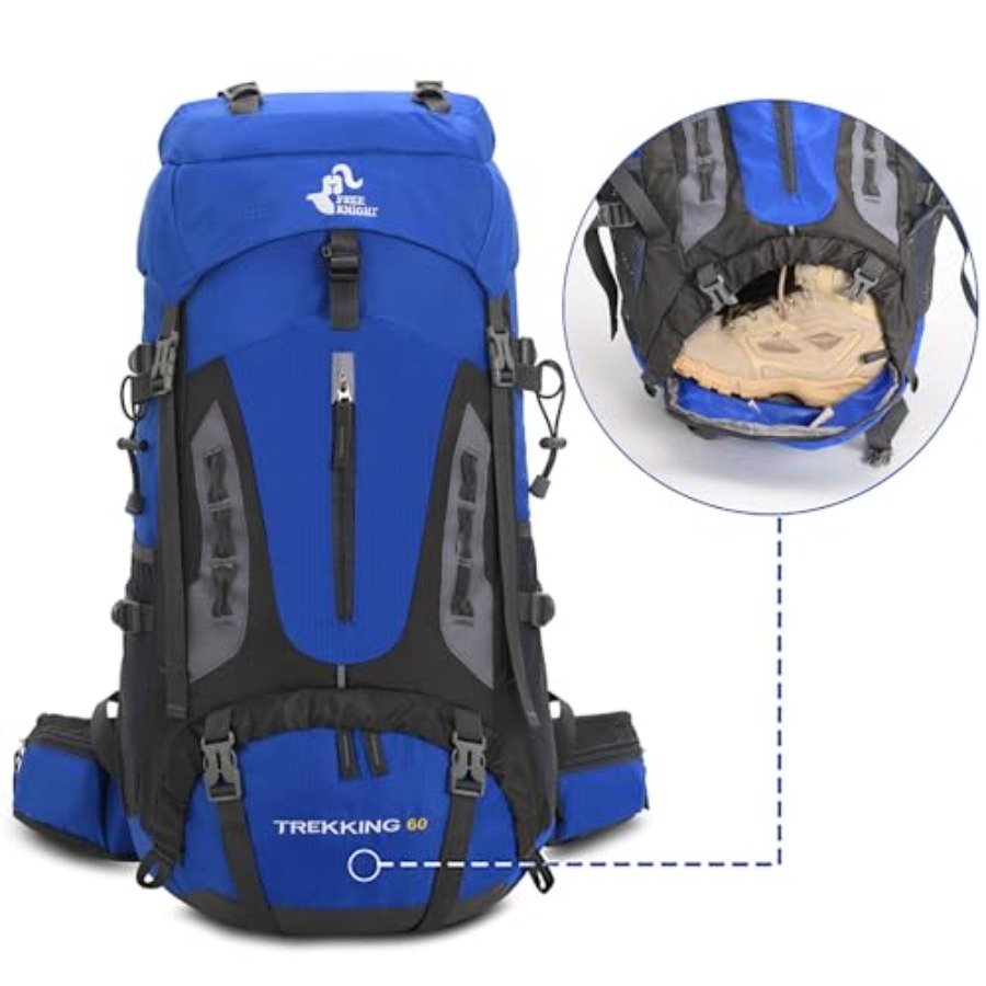 60L Hiking Camping Backpack wi - Hiking Backpack Waterproof recension och pris