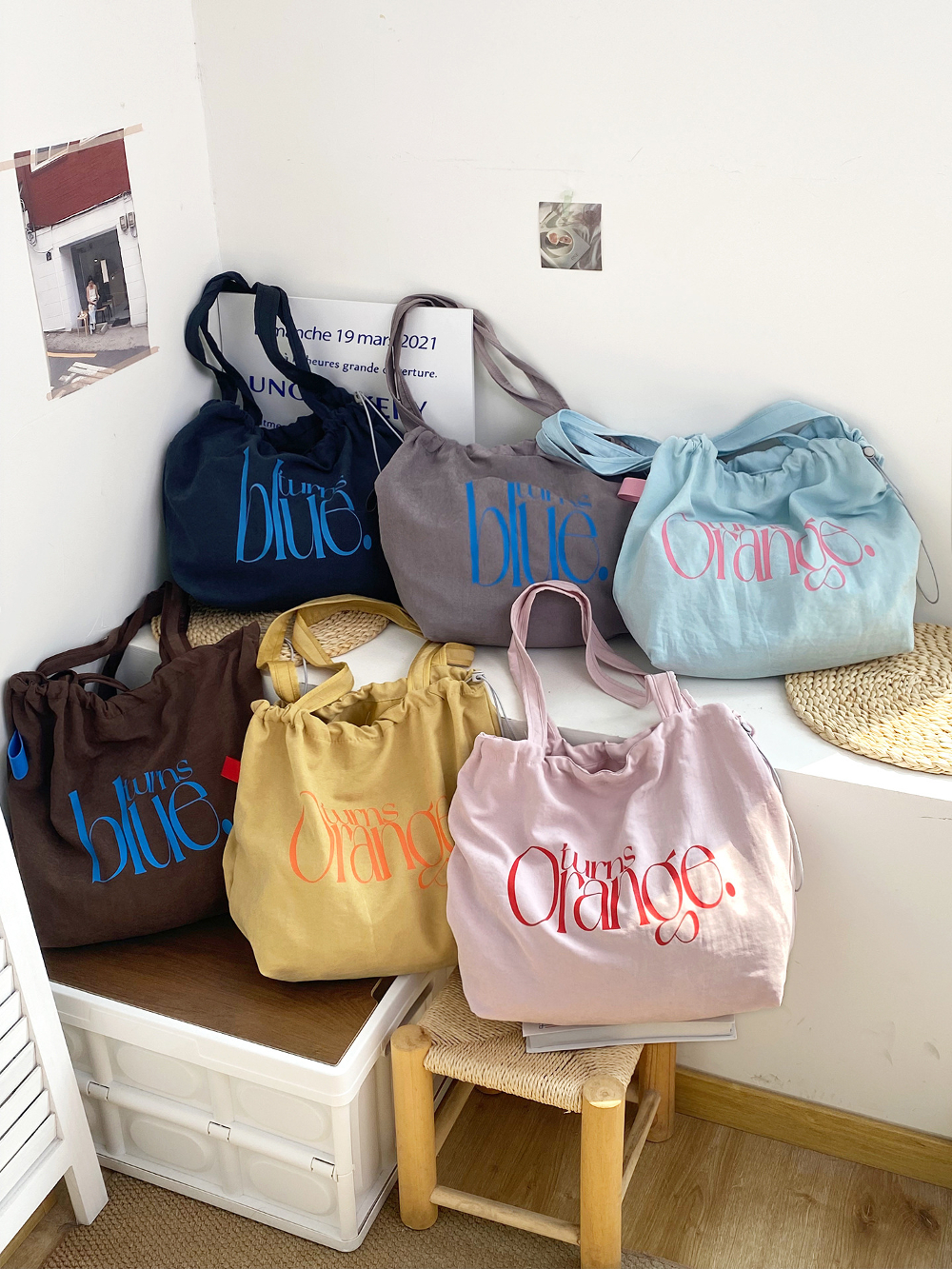 New Fashionable Simple Letters - Drawstring Gym Bag recension och pris