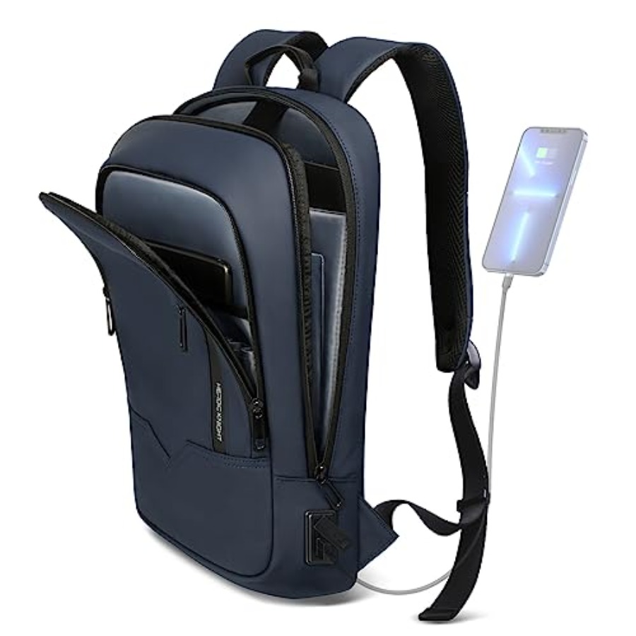 Backpack for Men Business Slim - Travel Backpack Anti Theft recension och pris