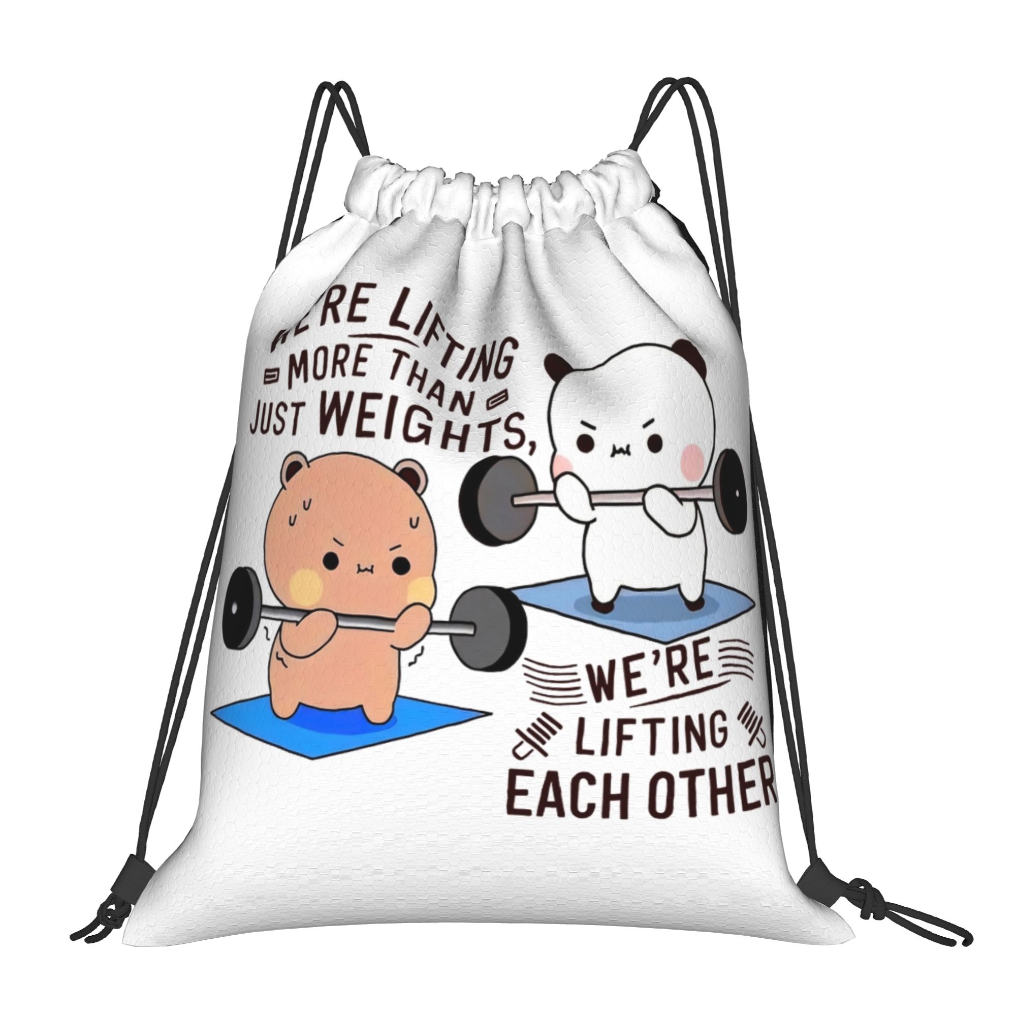 Bubu Dudu Lifting Each Other I - Drawstring Gym Bag recension och pris