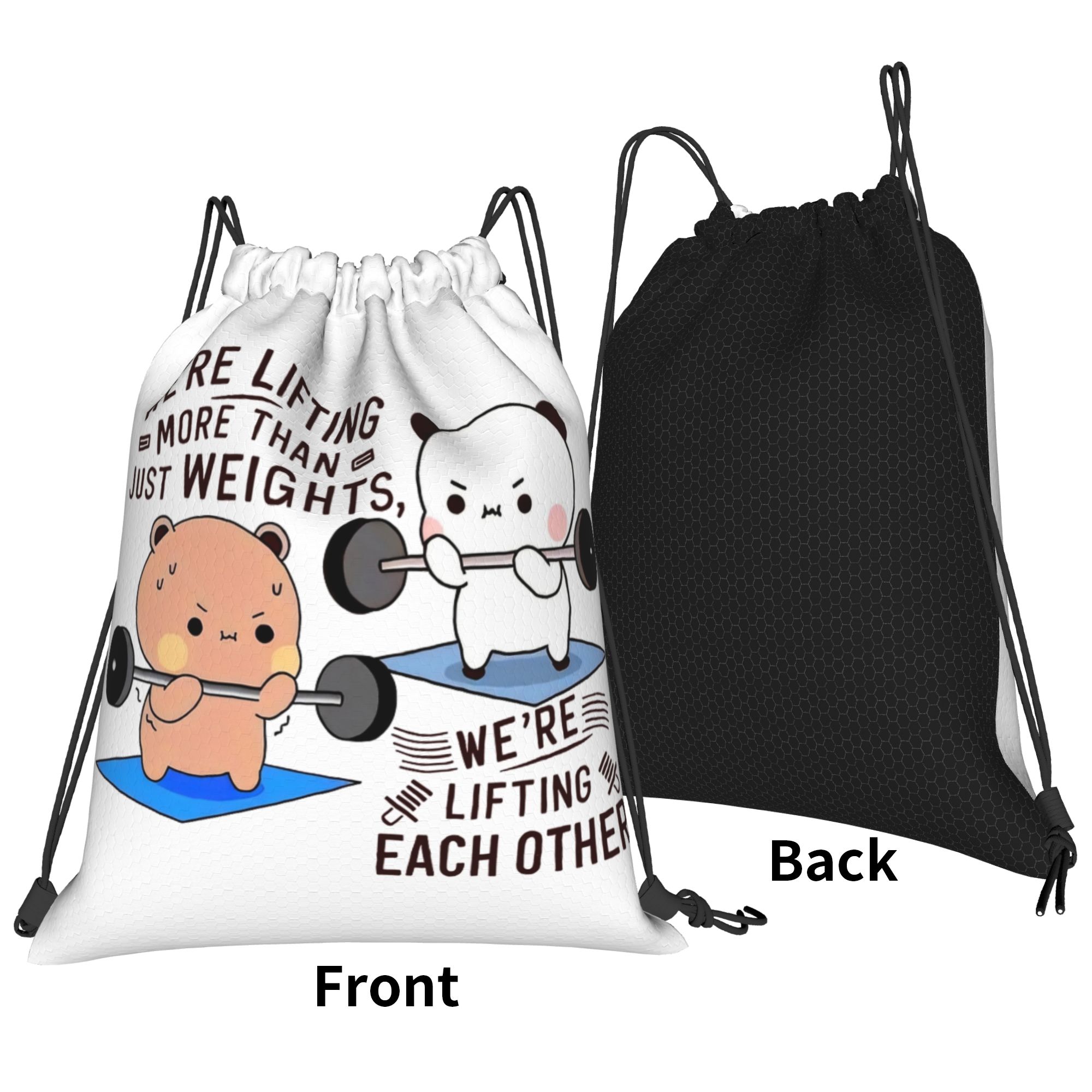 Bubu Dudu Lifting Each Other I - Drawstring Gym Bag recension och pris