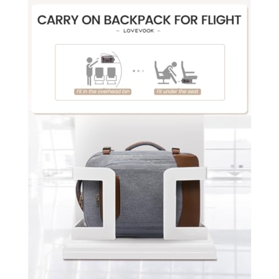 40L Travel Backpack for Women  - Laptop Backpack 15.6 recension och pris