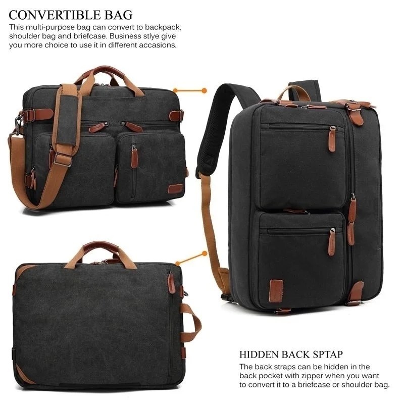 Men's 15.6-17.3 Inch Convertib - Laptop Backpack 15.6 recension och pris