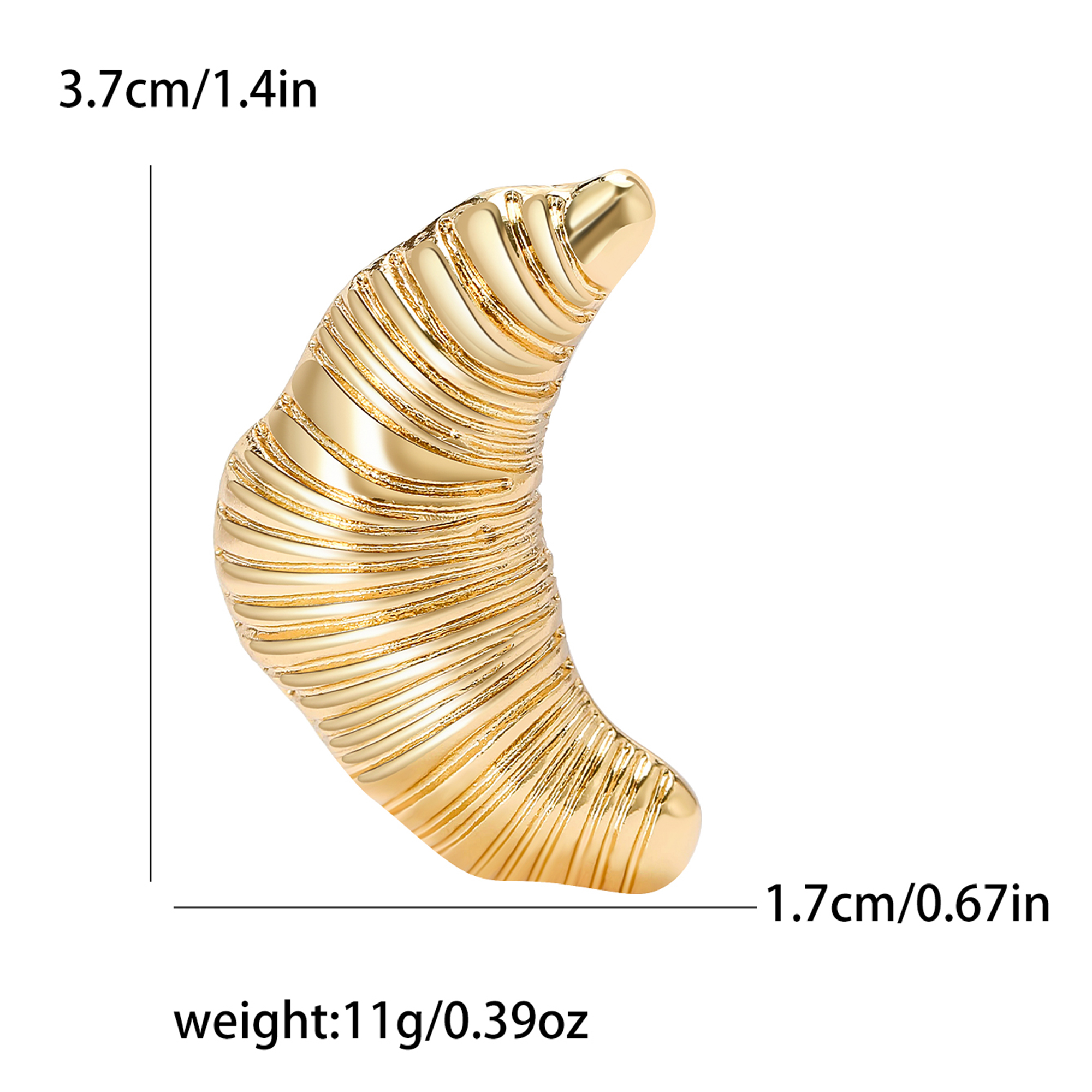 Enamel Croissant Brooches for  - Fashion Backpack Women recension och pris