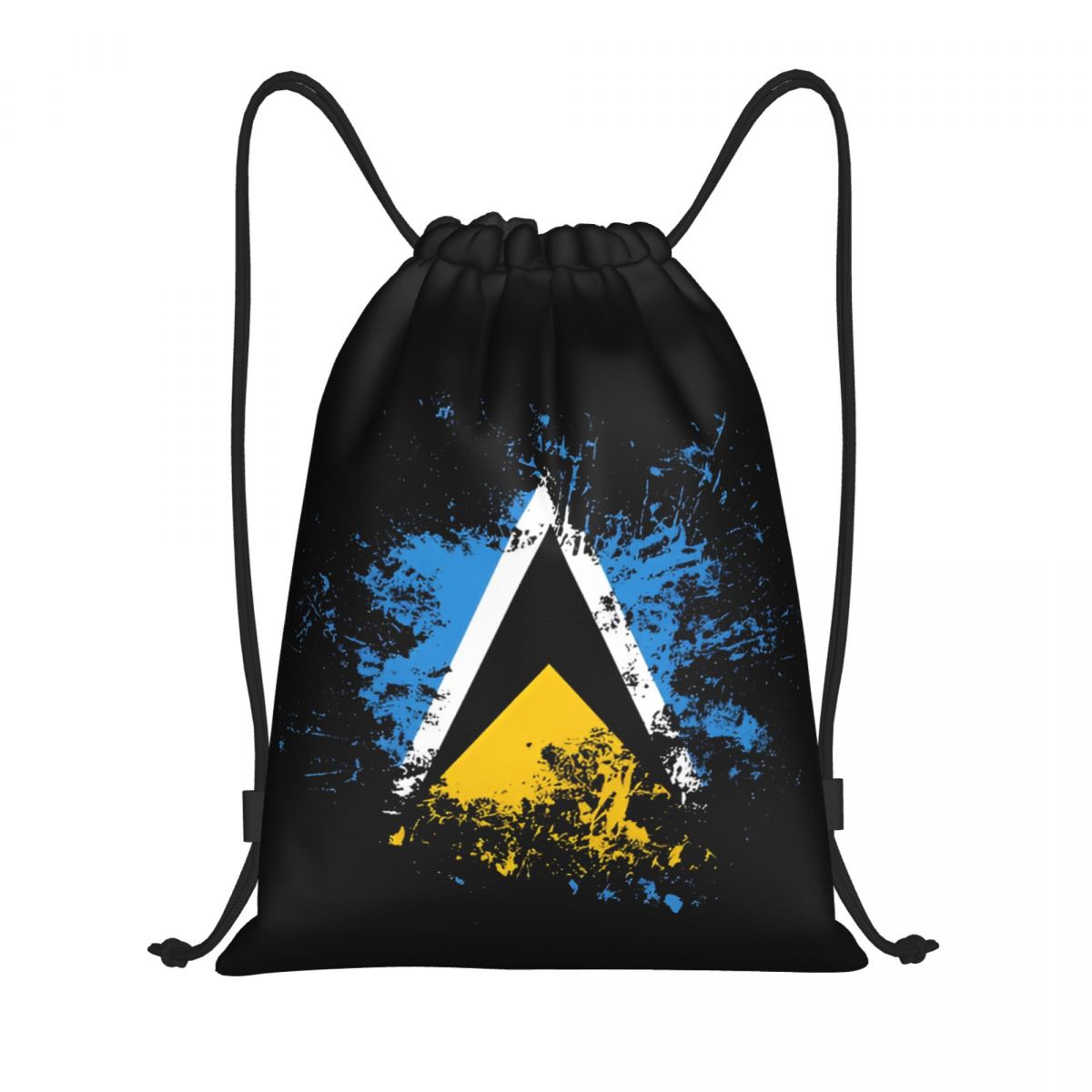 Saint Lucia Country Flag Water - Drawstring Gym Bag recension och pris