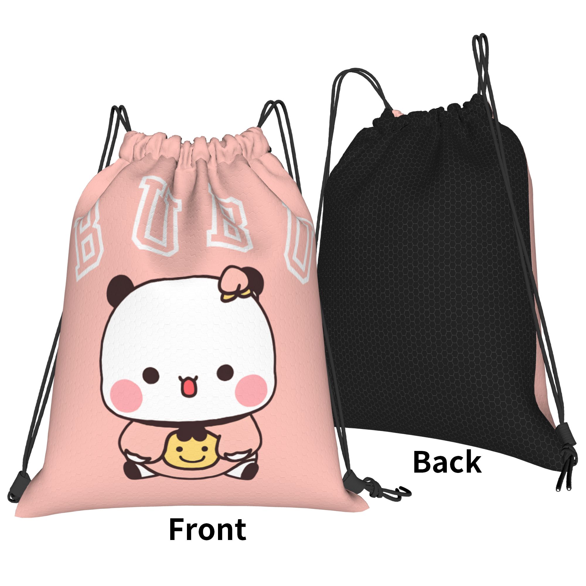 Bubu Dudu Cute Bear Drawstring - Drawstring Gym Bag recension och pris