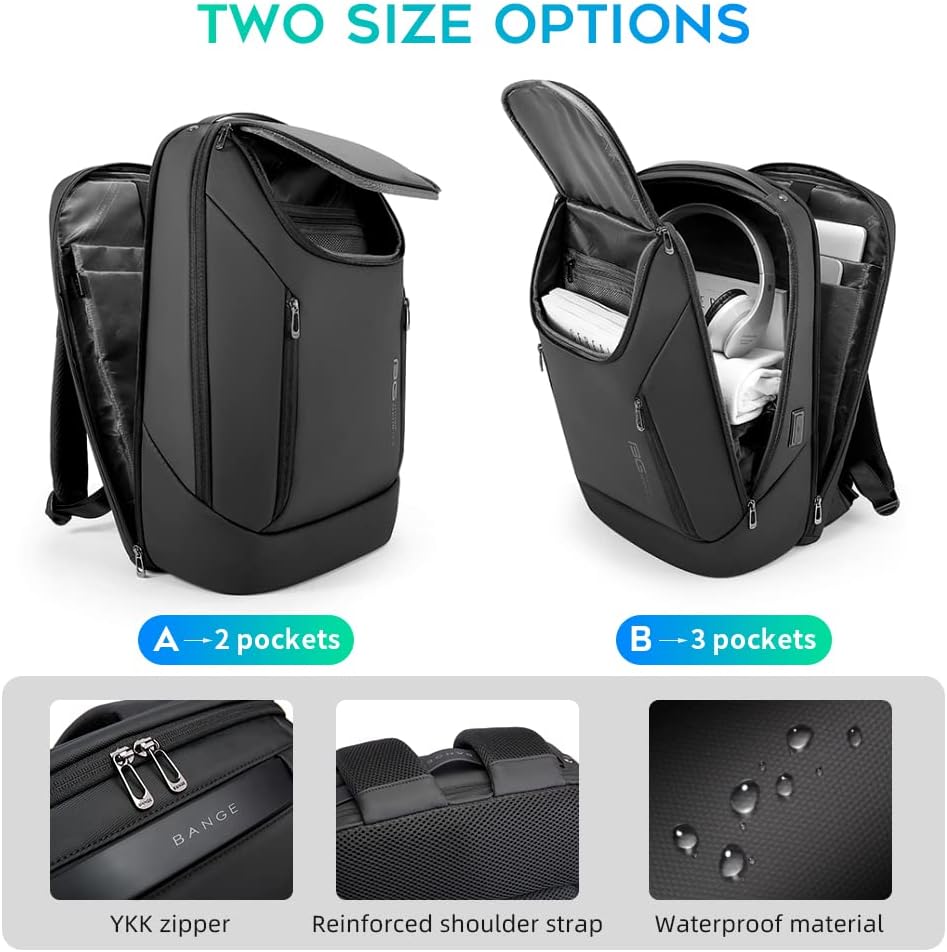 Waterproof Business Backpack w - Laptop Backpack 15.6 recension och pris