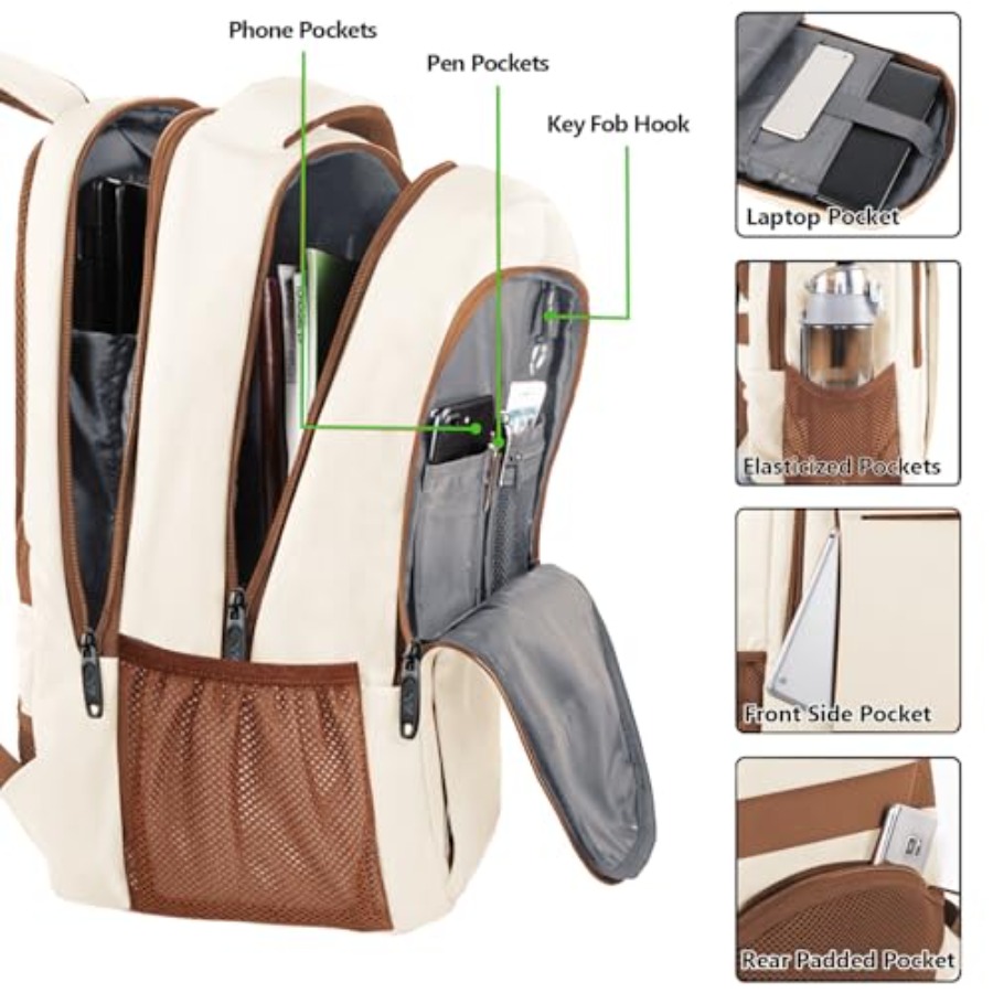 Travel Laptop Backpack, Cute A - Travel Backpack Anti Theft recension och pris