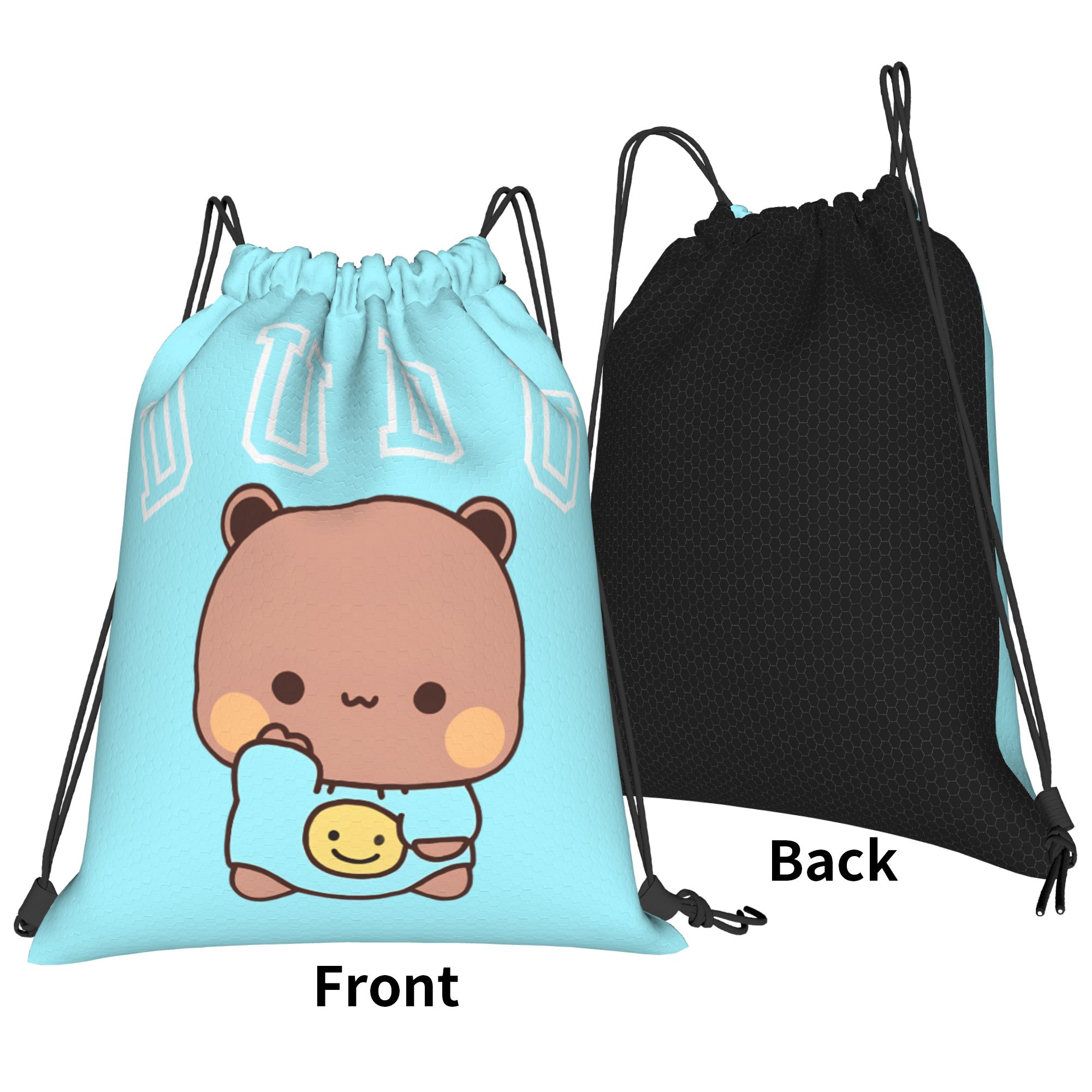Bubu Dudu Cute Bear Drawstring - Drawstring Gym Bag recension och pris